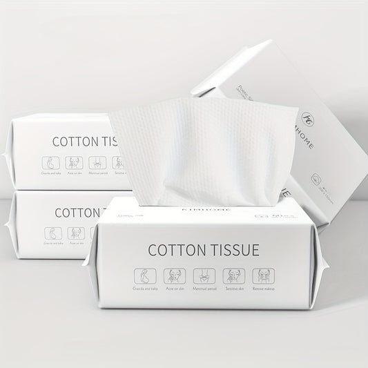 50/100pcs Disposable Towel Thick Face Towel Makeup Soft Removal Wet Wipes Skin Care Dry Cleansing Towel One-time Washcloth, for Washing, Cleaning, Skincare and Makeup Remover, Facial Tissue Clean
